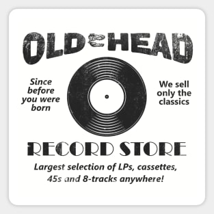 Old Head Record Store Magnet